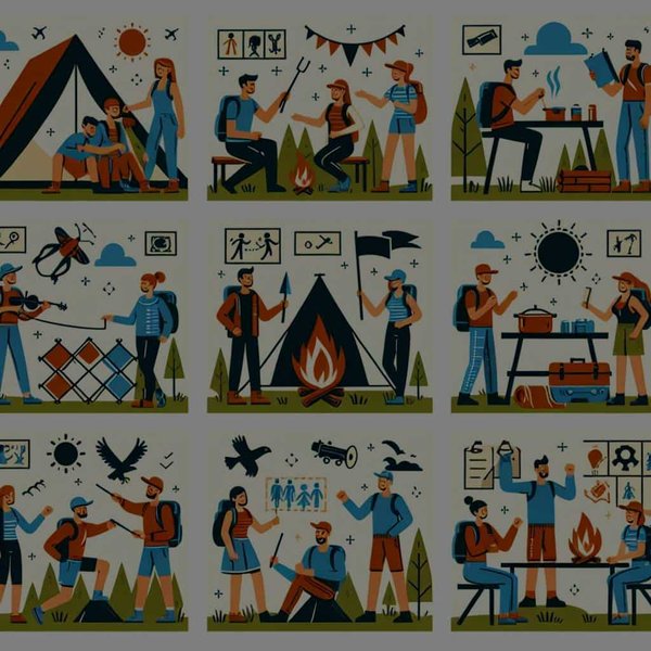 Quels exercices de team building sont adaptés pour un groupe en camping?