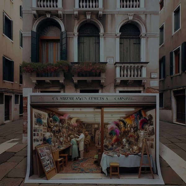 Quels sont les appartements à Venise qui proposent des ateliers de fabrication de masques de carnaval?